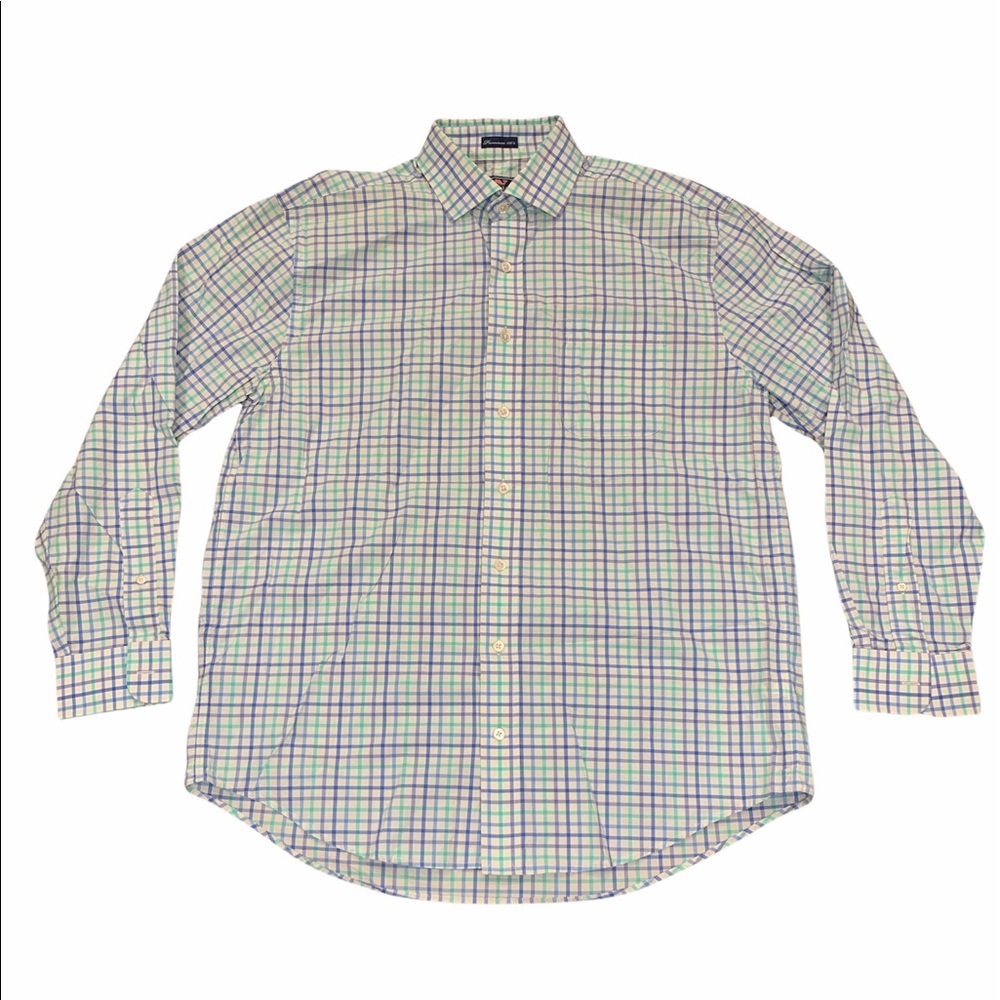 Vineyard Vines Men’s L Plaid Button Down Long Sleeve Cooper Shirt